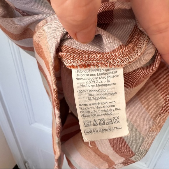 Madewell Flannel Courier Shirt in Sunrise Stripe - Picture 8 of 10